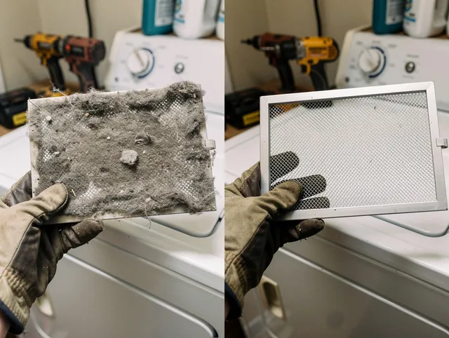 Professional lint trap cleaning by East Haven Dryer Vent Cleaning in East Haven