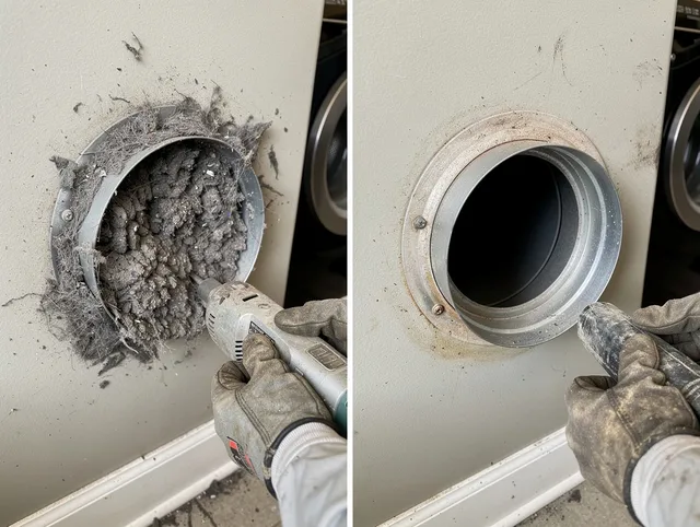 Professional clogged vent cleaning by East Haven Dryer Vent Cleaning in East Haven