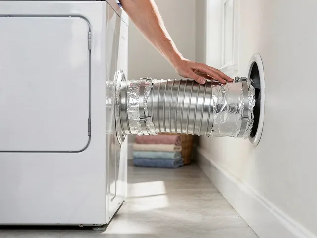 Professional dryer vent hose installation by East Haven Dryer Vent Cleaning in East Haven