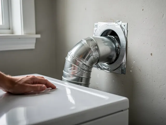 East Haven Dryer Vent Cleaning expert performing professional dryer vent repair and installation in East Haven