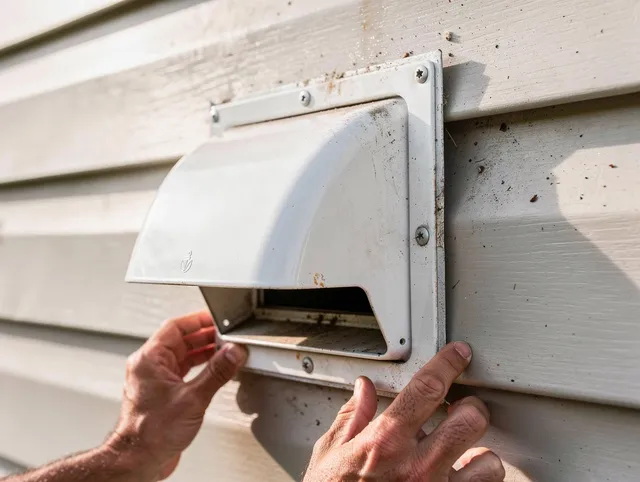 East Haven Dryer Vent Cleaning technician delivering thorough residential dryer vent cleaning service in East Haven